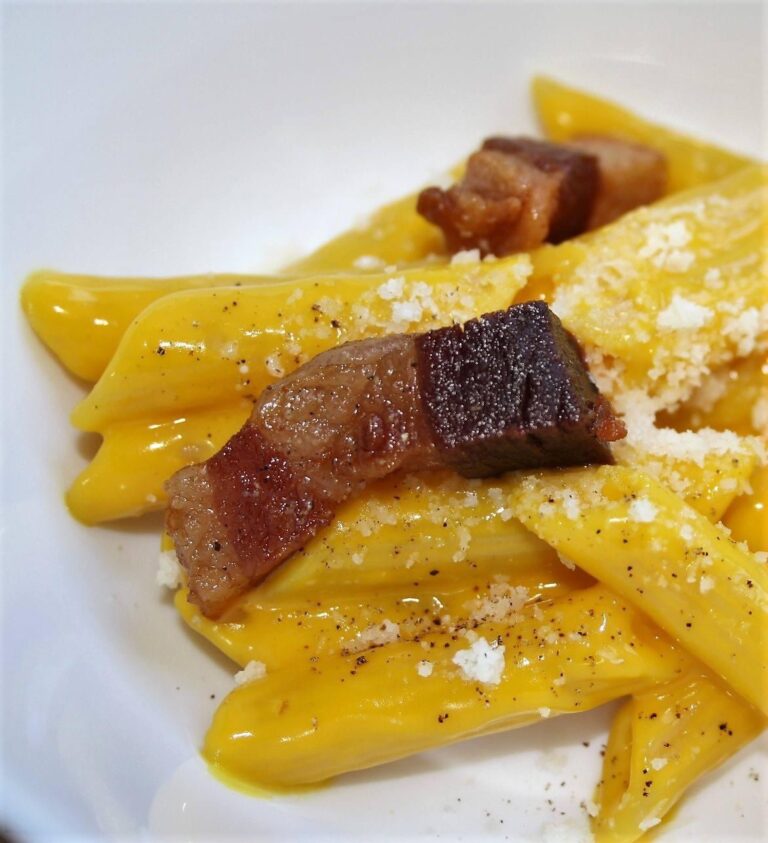 Carbonara Cotta a Bassa Temperatura