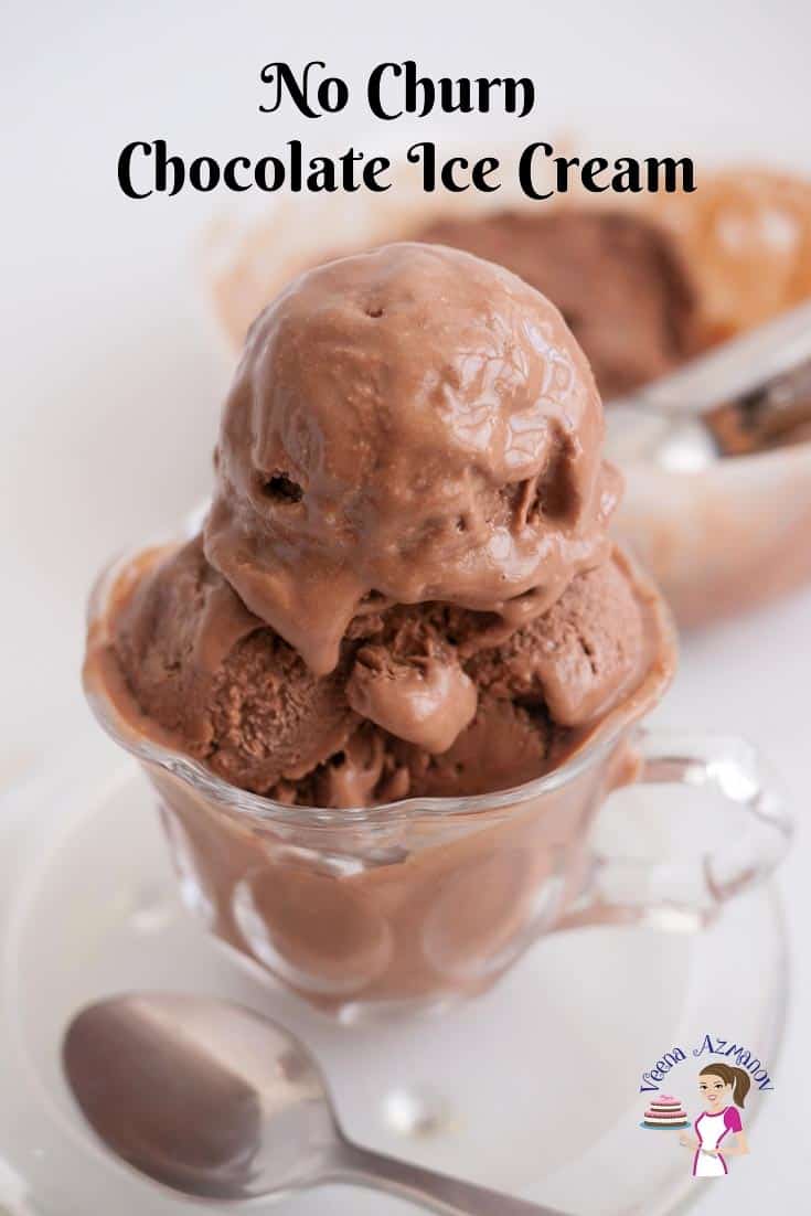Chocolate Ice Cream No Churn 3 Ingredients