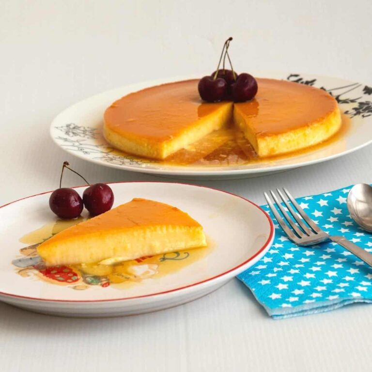 Cream Caramel Apricot Flan
