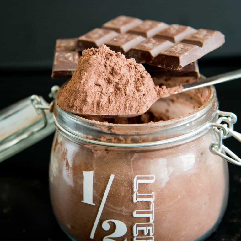 Hot Chocolate Mix with real chocolate