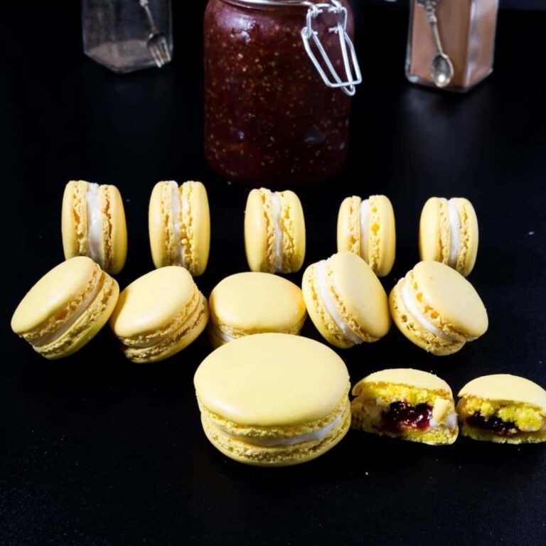 Strawberry Lemon Macarons