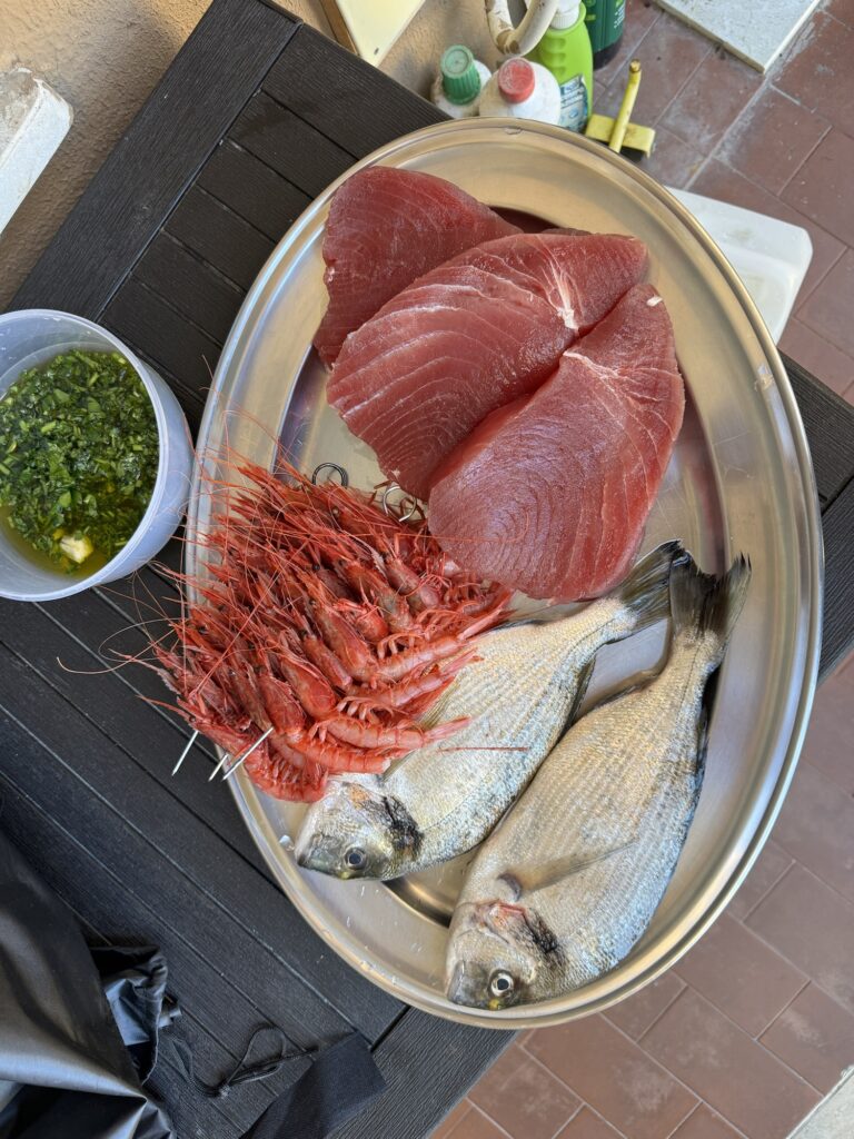 Bbq del golfo di Cagliari con Weber Spirit II